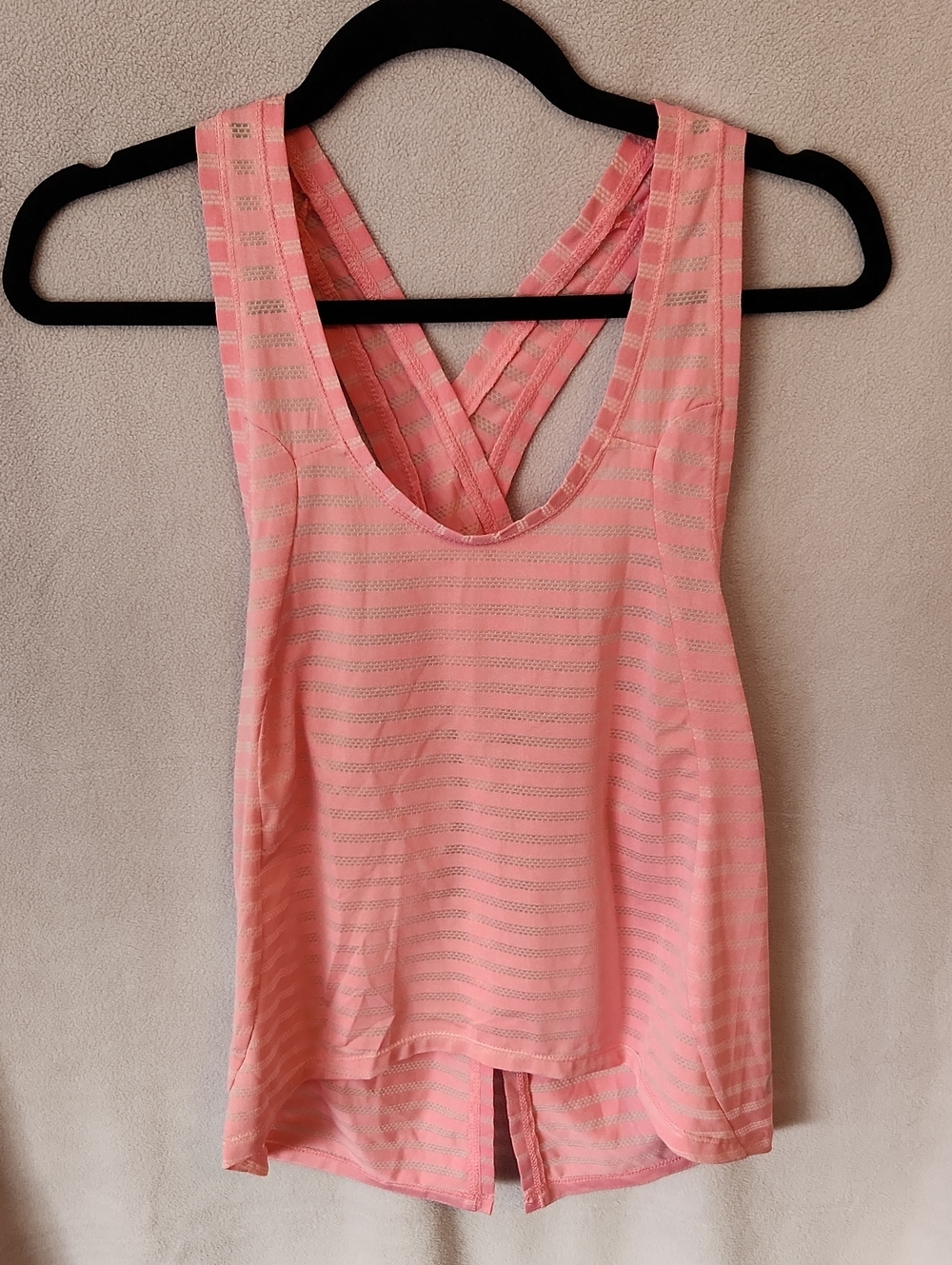 🌼3/$25🌼 ZYIA Women’s Pink Cross-Back Mesh Tank Top